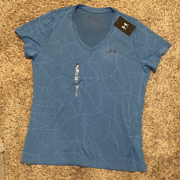 Under Armour Tops Under Armor Heat Gear V Neck Shirt Xl Poshmark